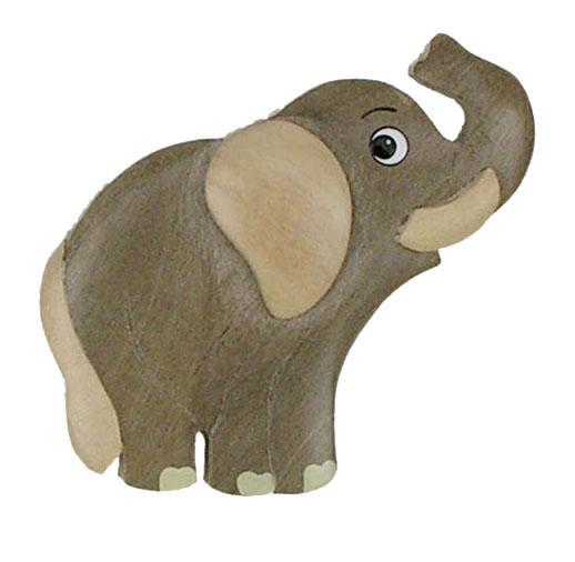 Elefante di legno - Magneti Dolfi magnete