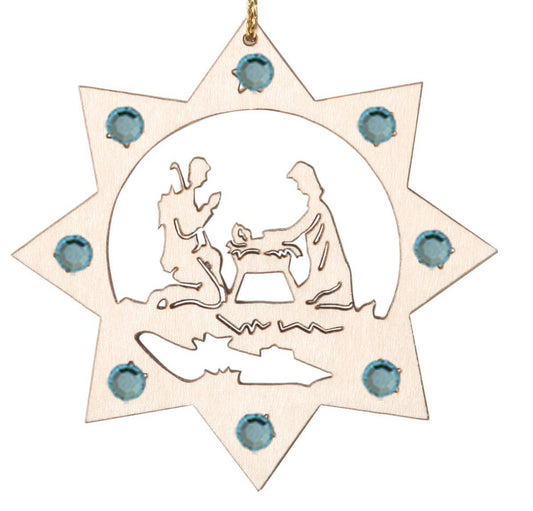 La Sacra Famiglia con cristalli Swarovski