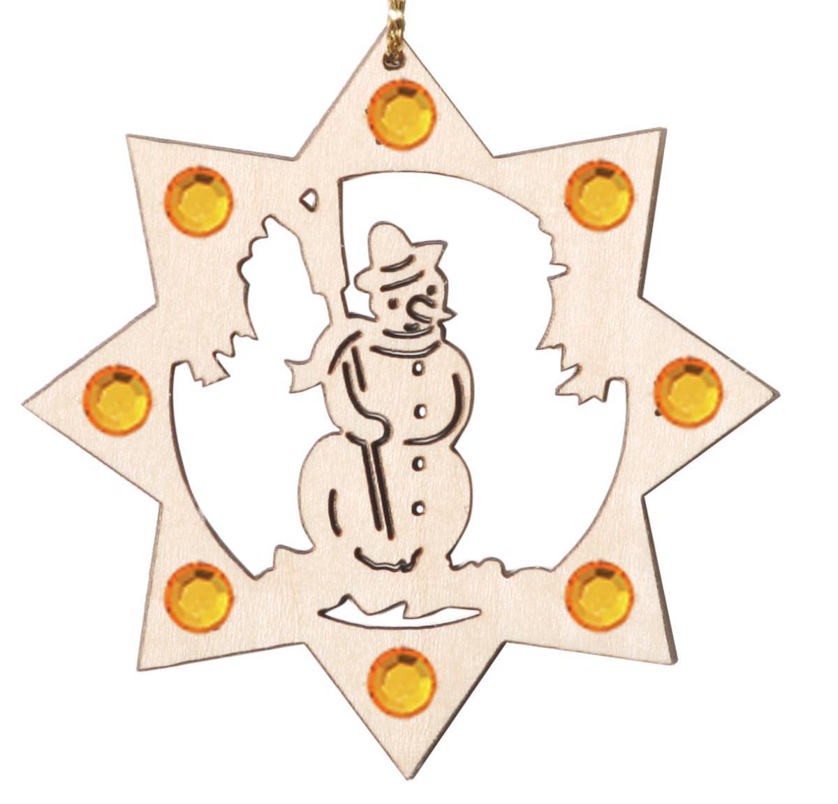 Il pupazzo di neve con cristalli Swarovski