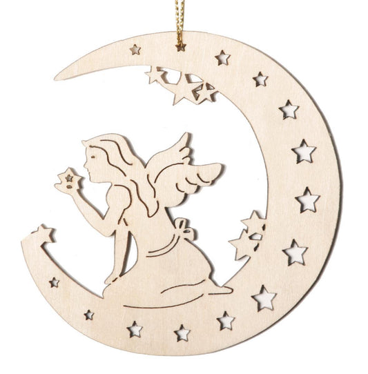 Luna con fata Lasercut