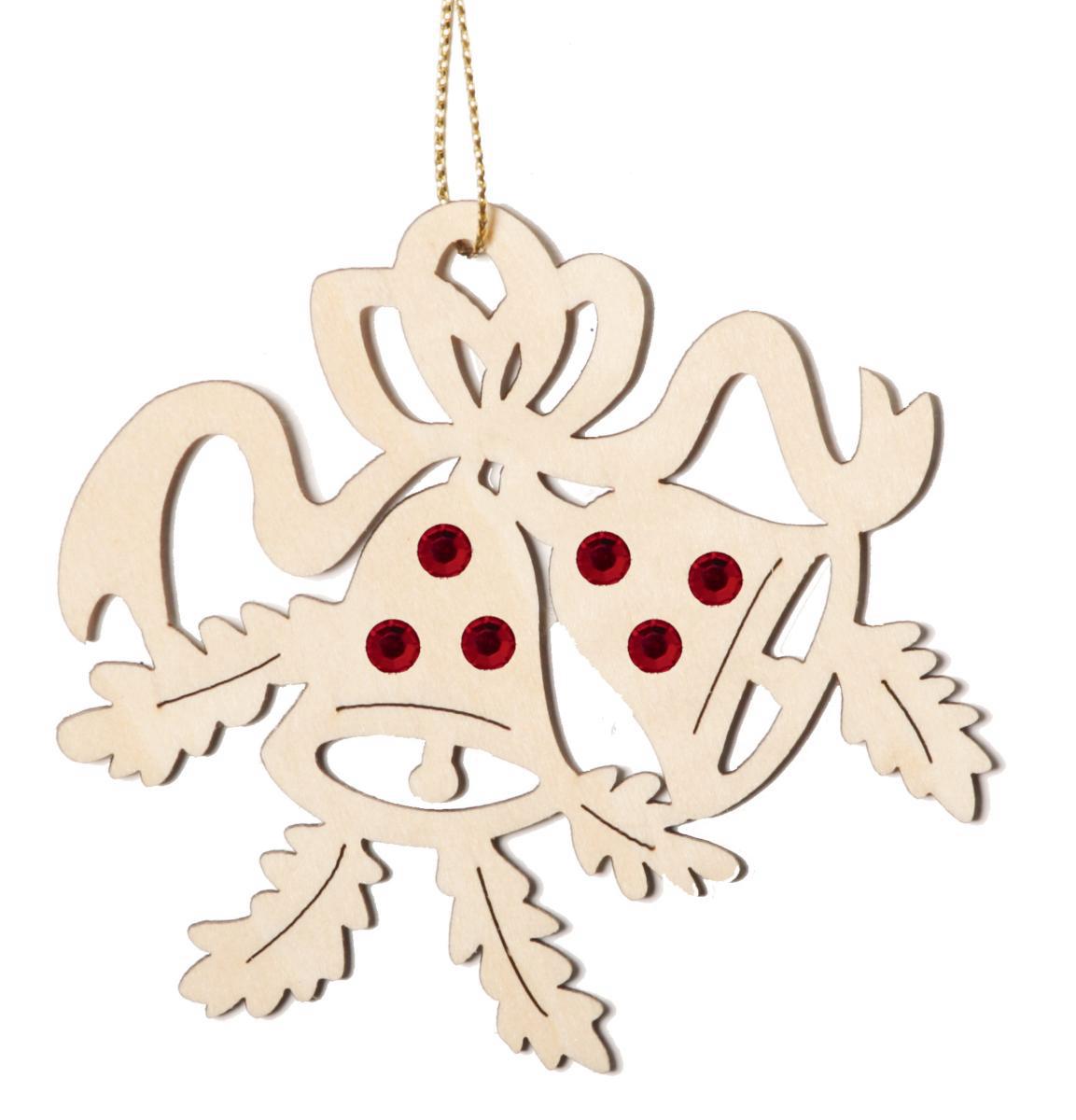 Campane che suonano con Swarovski laser legno