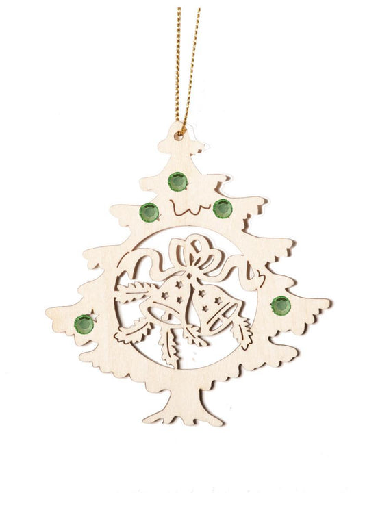 Albero con campanelle con cristalli Swarovski