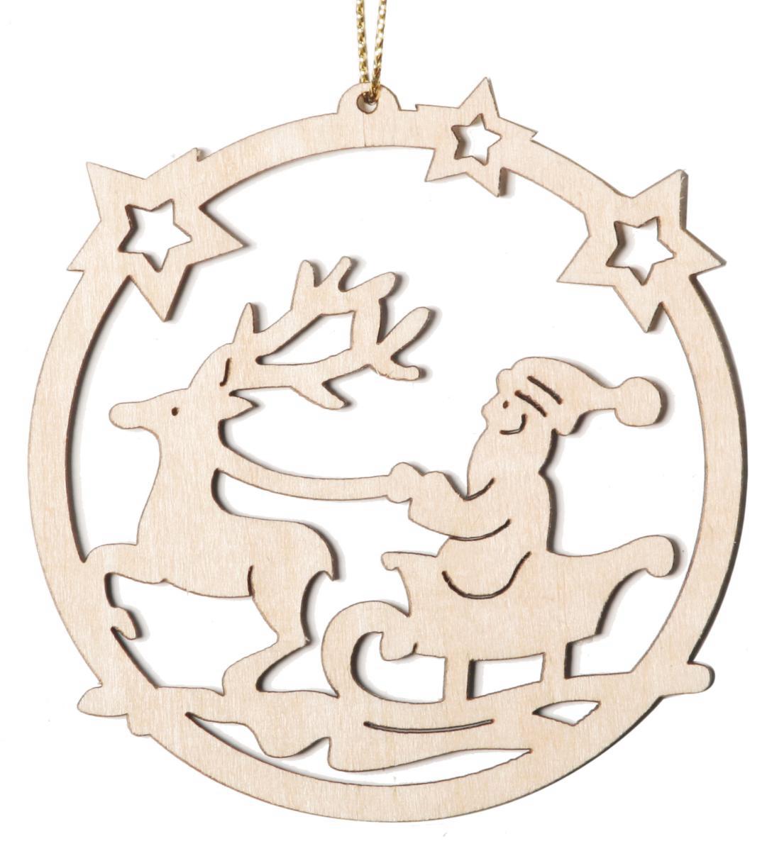 Babbo Natale con cervo