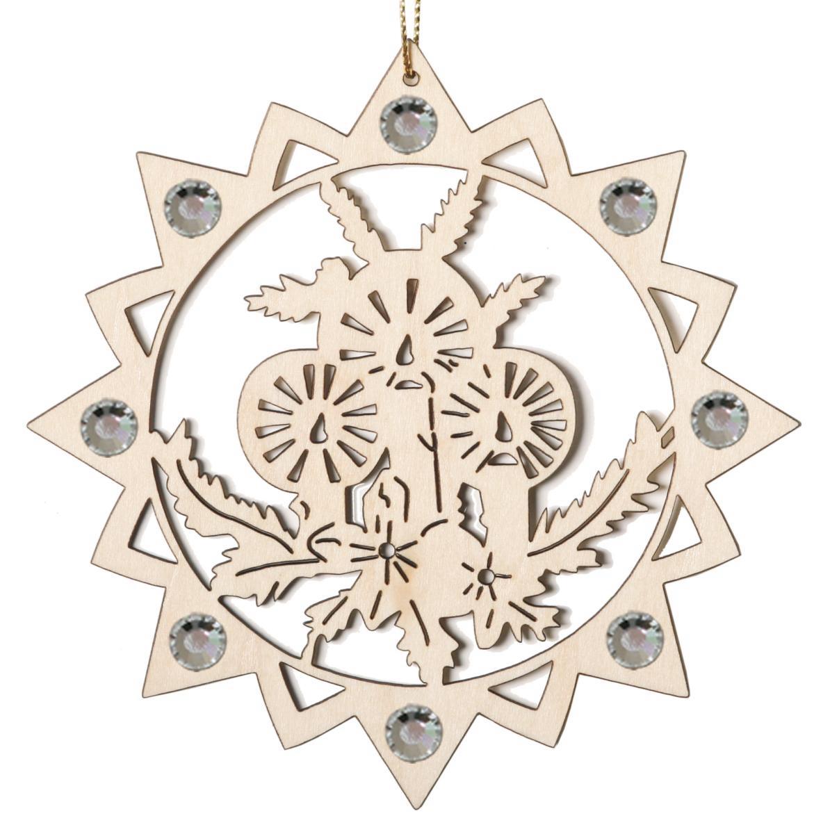 Candele incandescenti con cristalli Swarovski