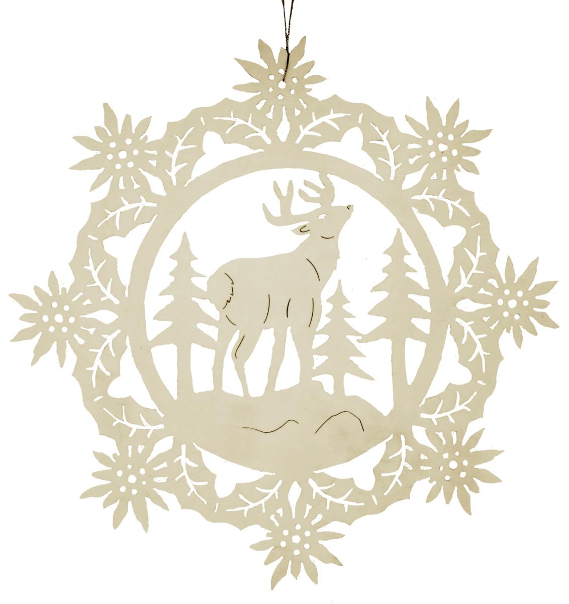 Ornamenti natalizi in legno - 40.0 cm
