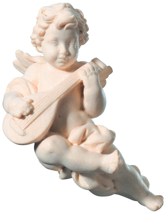 Angelo musicista volante con chitarra a mandolino - 5.0 cm