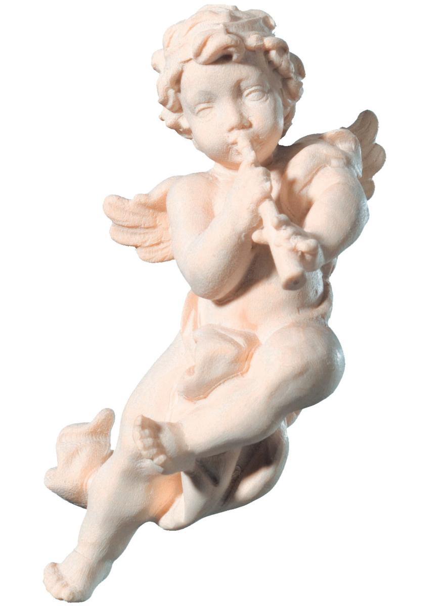 Angioletto musicista volante con clarinetto legno - 12.0 cm