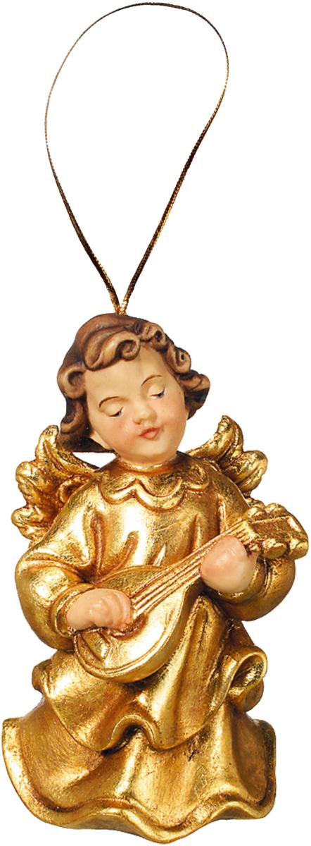 Angelo musicista con filo e mandolino - 8.0 cm