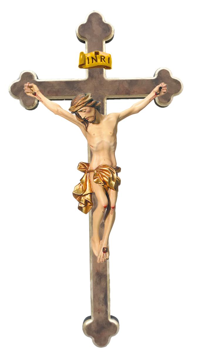 Corpo di Cristo in legno croce barocca - 30.0 cm