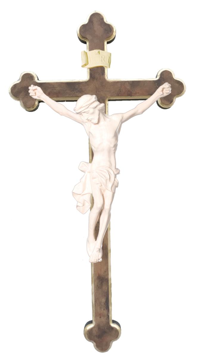 Corpo di Cristo in legno croce barocca - 60.0 cm