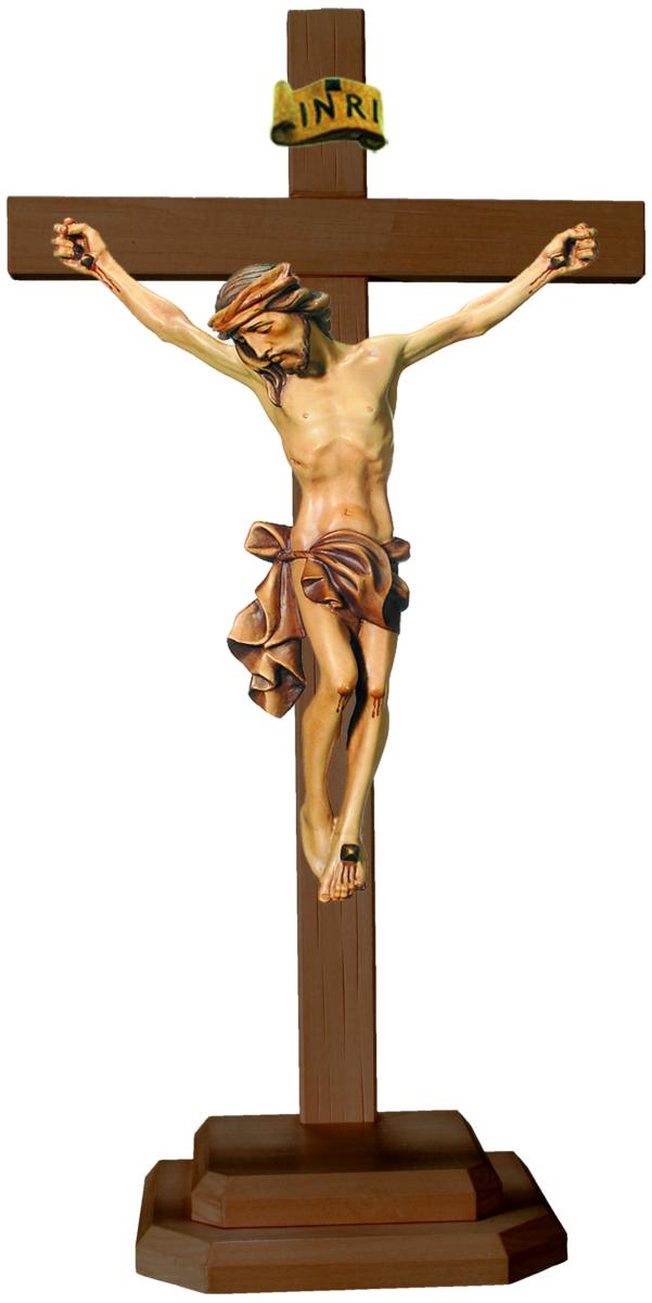 Corpo di Cristo con base su Croce - 20.0 cm