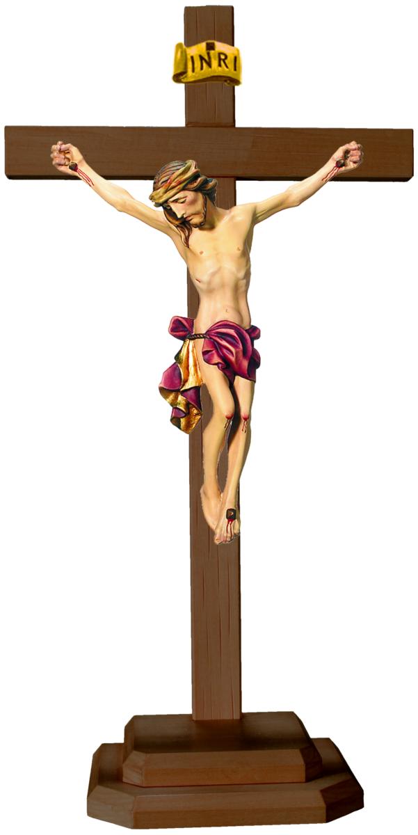Corpo di Cristo con base su Croce - 55.0 cm