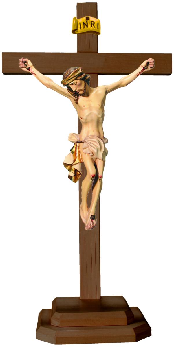 Corpo di Cristo con base su Croce - 55.0 cm