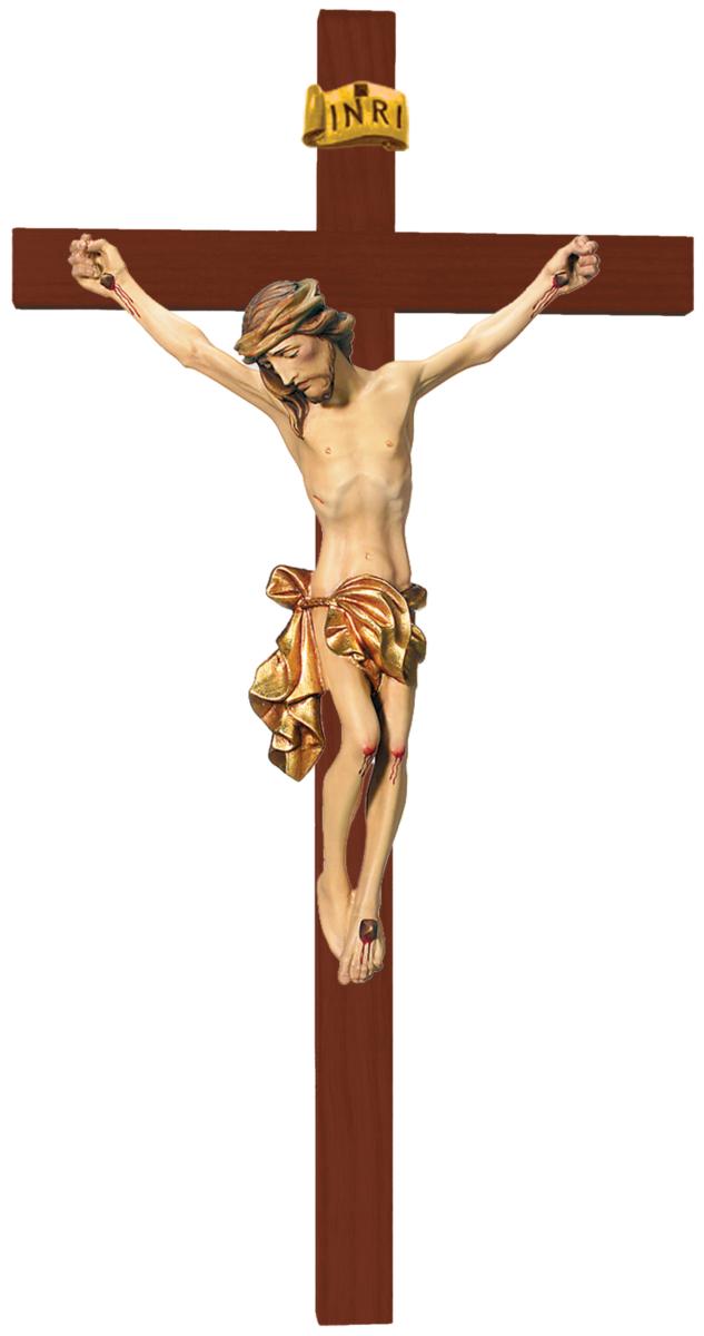 Corpo di Cristo finemente scolpito in legno pregiato - 27.0 cm