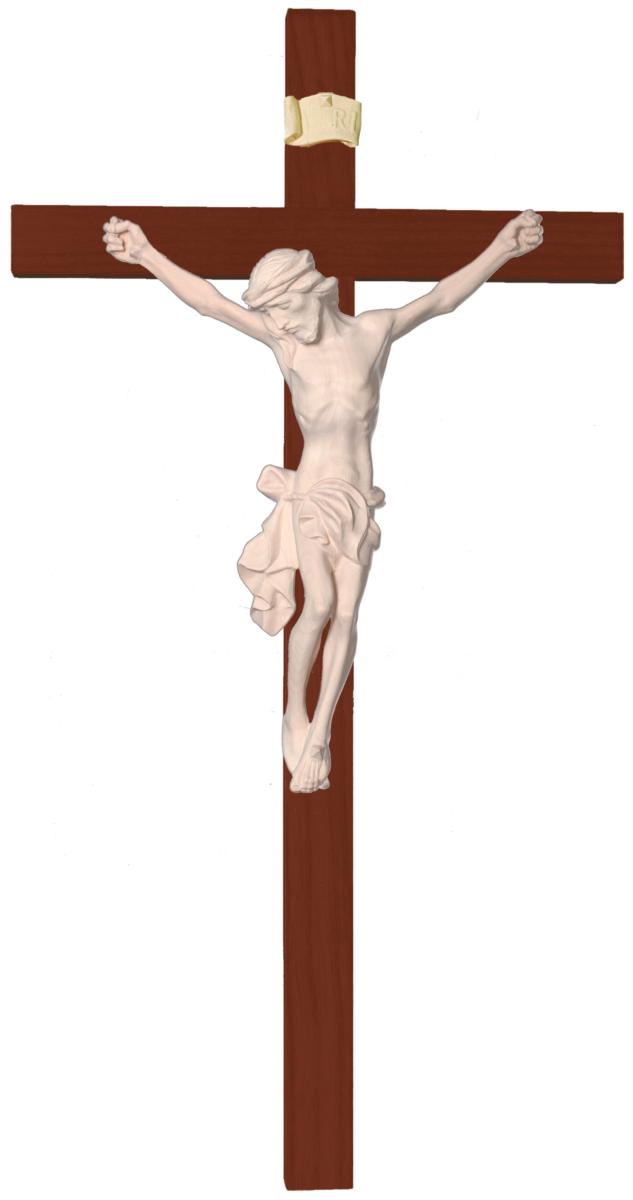 Corpo di Cristo finemente scolpito in legno pregiato - 70.0 cm