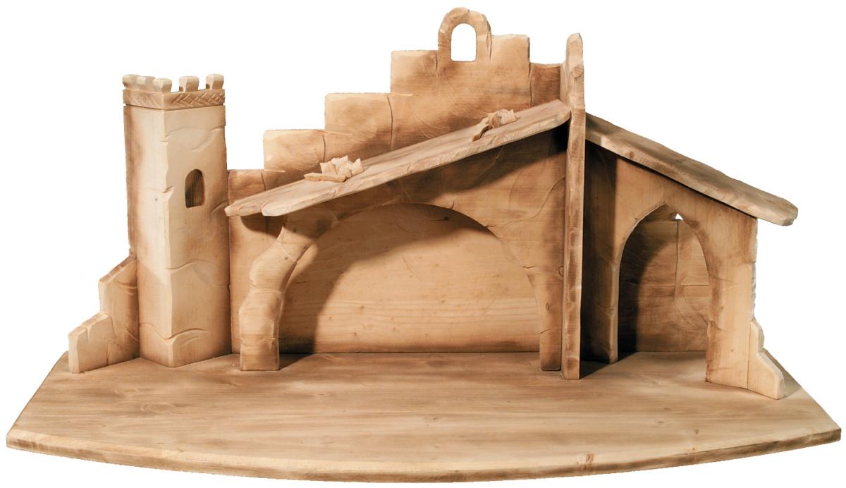 Capanna semplice per presepe moderno - 8.0 cm