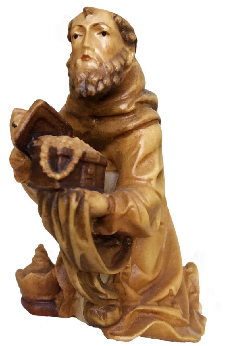 Re Magio Melchiorre con oro - 10.0 cm
