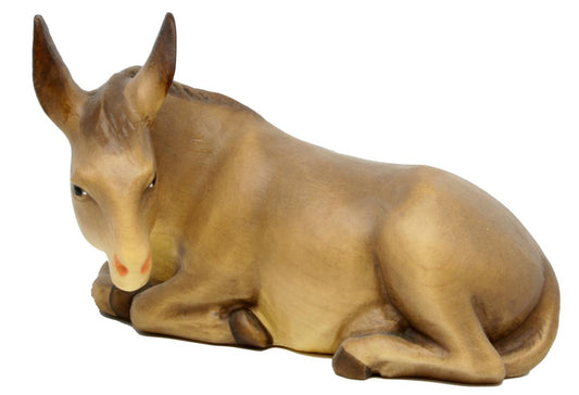 Asino da presepe sdraiato - 28.0 cm