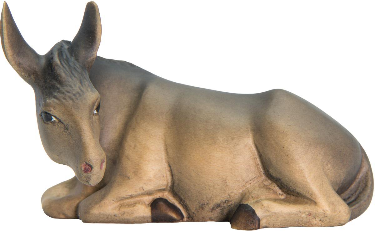Asino da presepe sdraiato - 12.0 cm