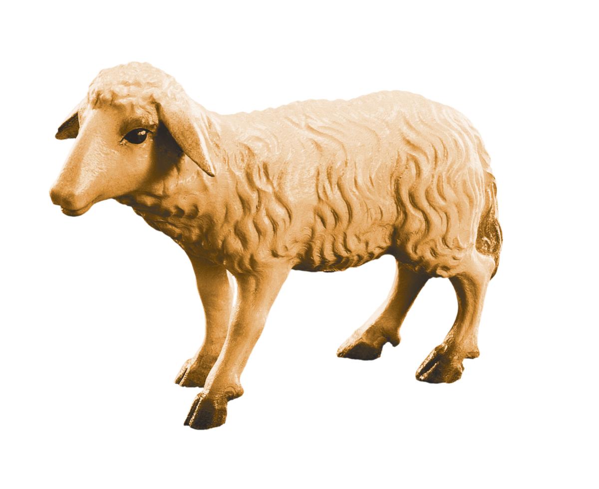Pecore in piedi in legno - 18.0 cm