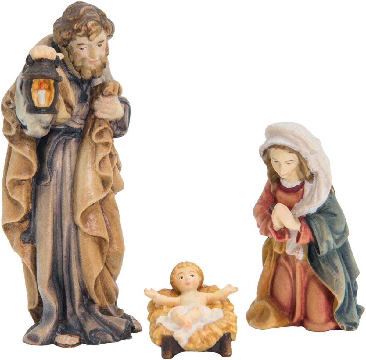 Sacra Famiglia 3 pezzi in legno - 28.0 cm
