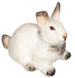 Coniglietto in legno dacero - 10.0 cm