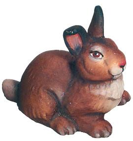 Coniglietto in legno dacero - 10.0 cm
