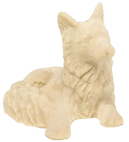 Volpe animale presepe in legno - 8.0 cm