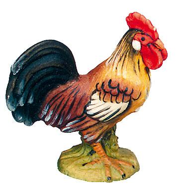 Gallo in legno dacero - 12.0 cm