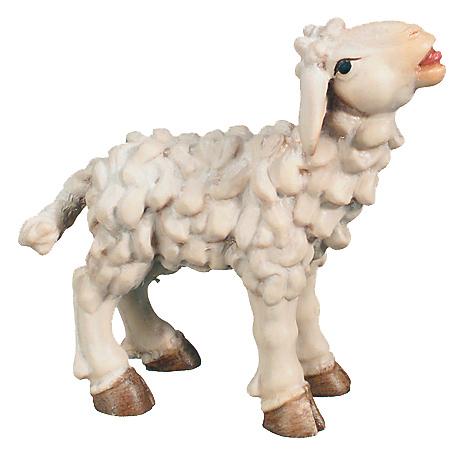 Agnello in legno dacero - 14.0 cm