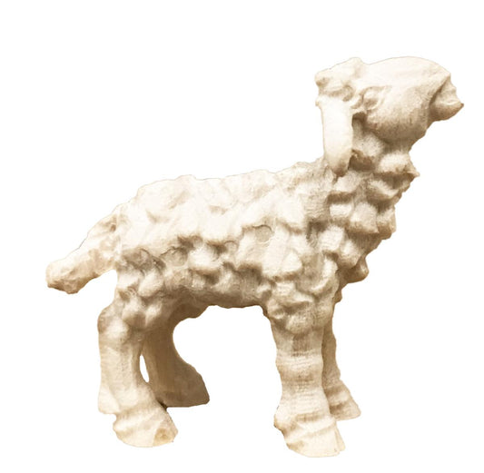 Agnello in legno dacero - 14.0 cm