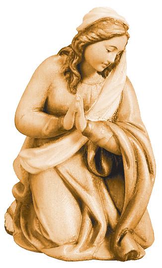 Maria in ginocchio e pregante - 15.0 cm