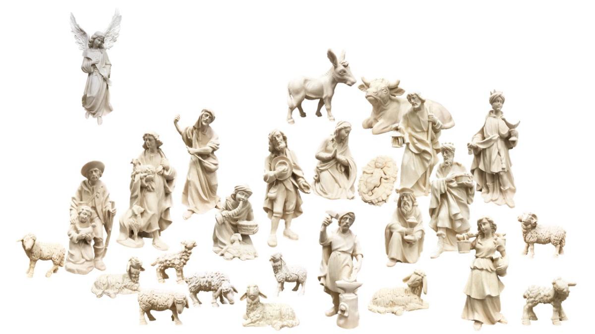 Presepe completo con 26 personaggi - 12.0 cm