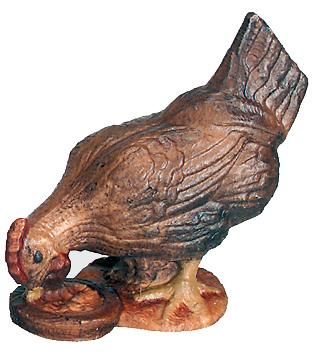 Gallina in legno - 10.0 cm