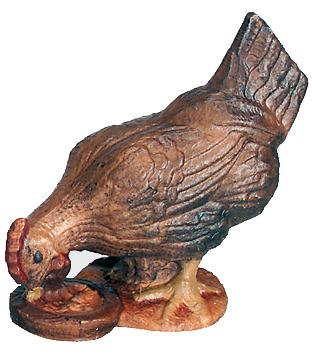 Gallina in legno - 10.0 cm