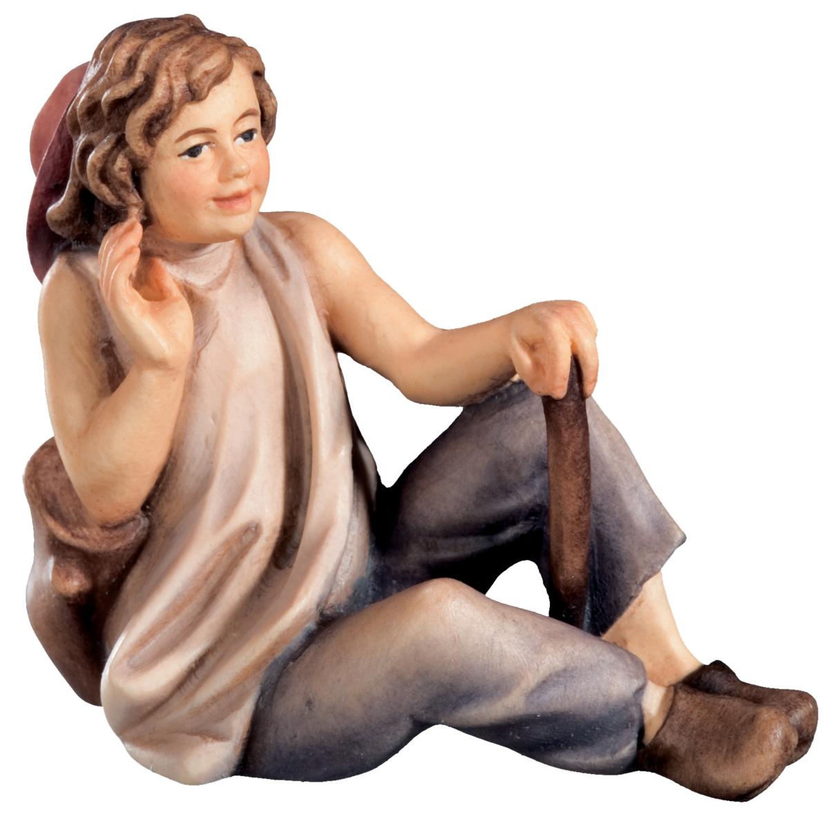 Ragazzo per presepe in legno - 14.0 cm