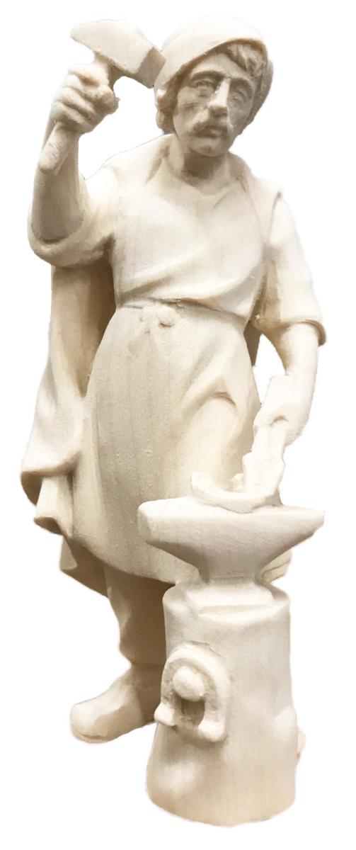 Fabbro scolpito in legno - 15.0 cm