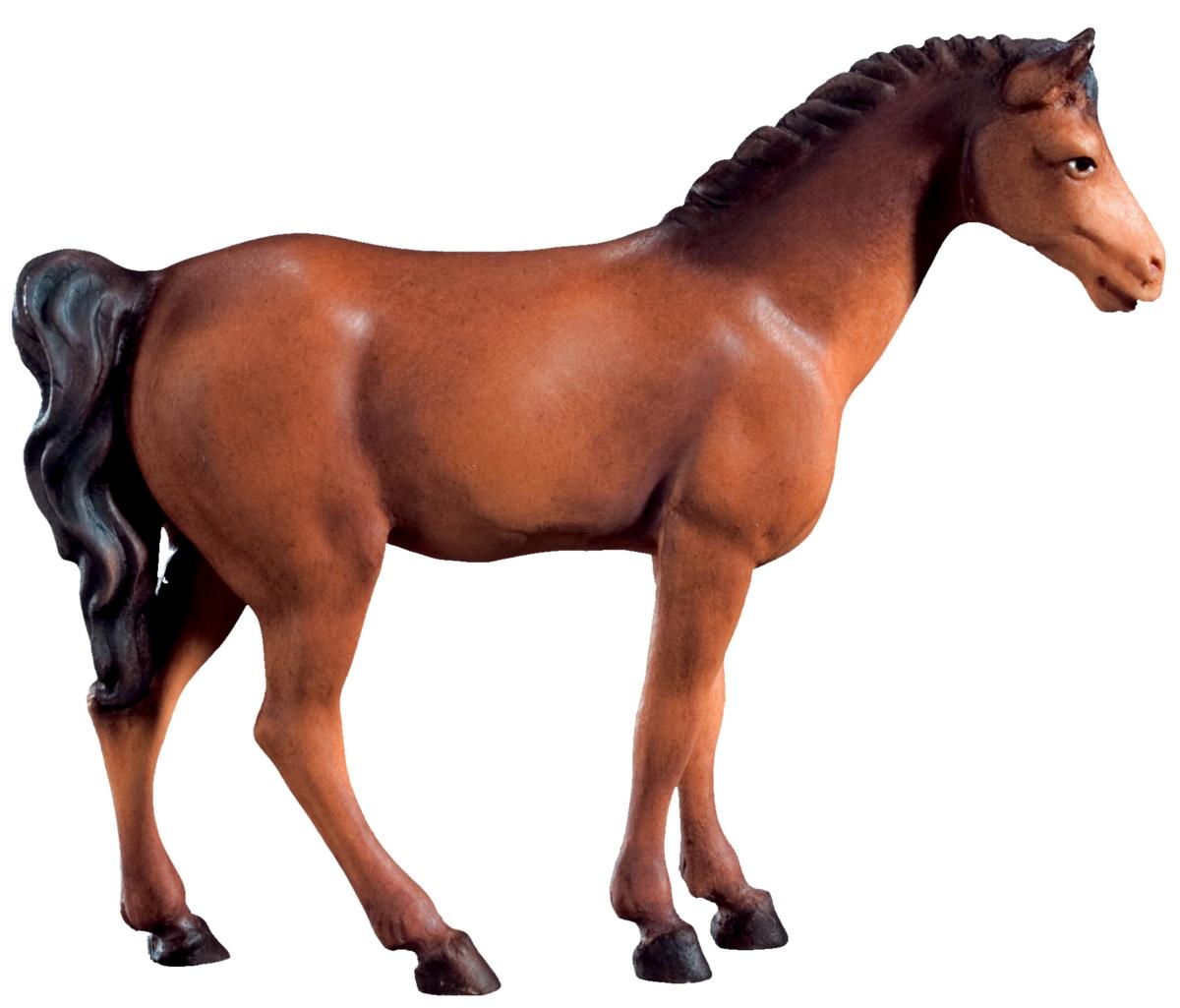 Cavallo bruno in legno - 13.0 cm