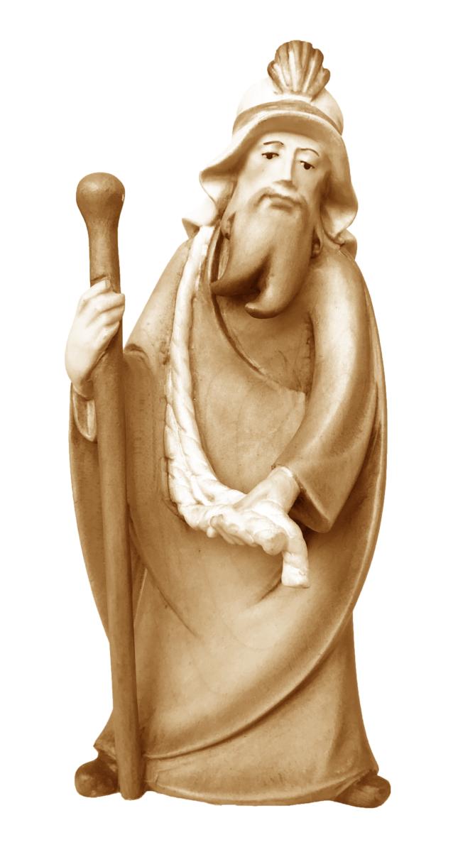Cammelliere in legno per presepe - 10.0 cm