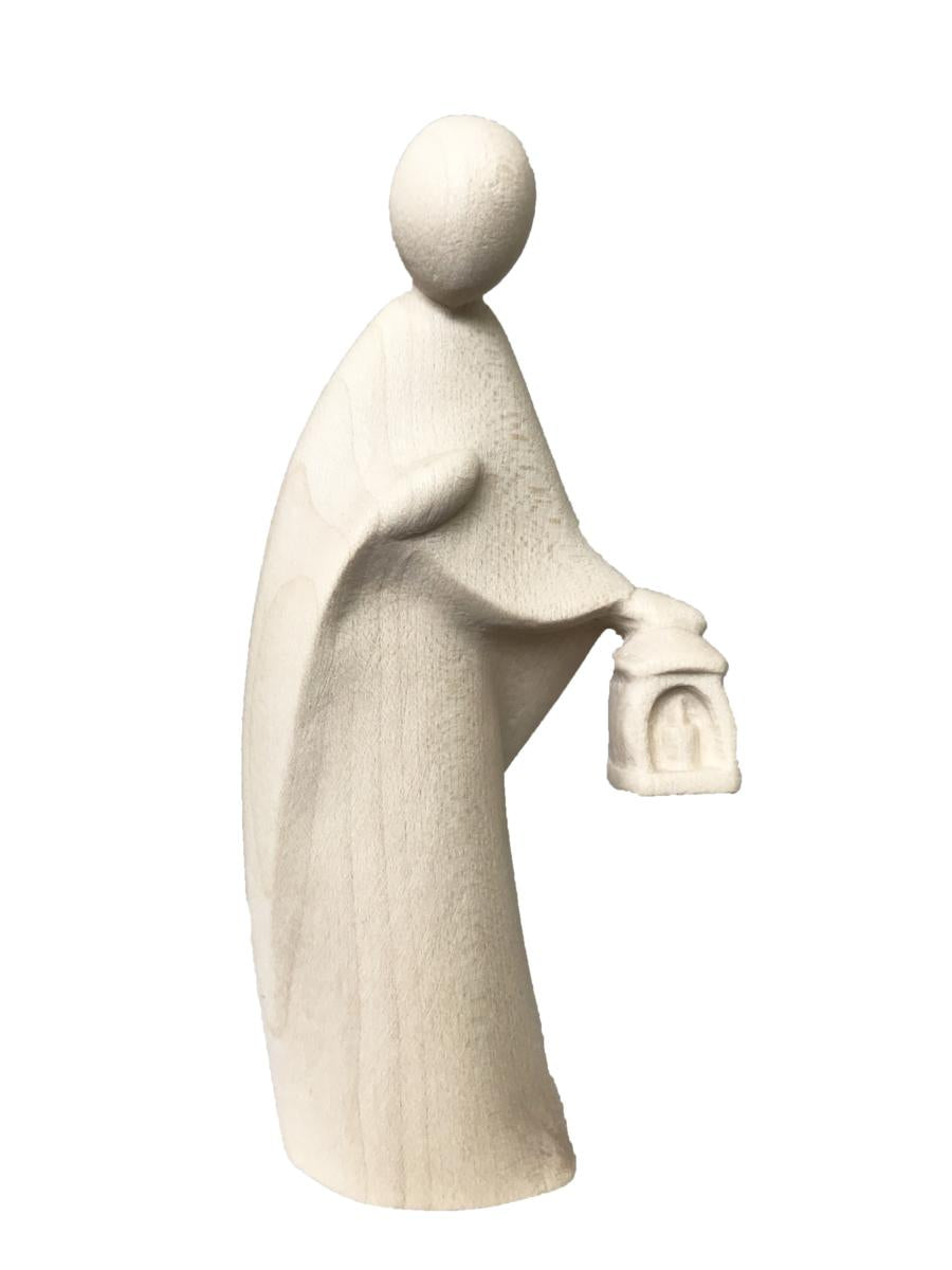 S. Giuseppe scolpito in legno - 12.0 cm