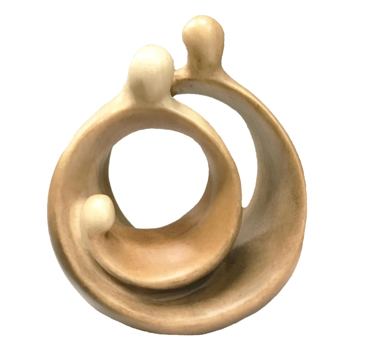 Natività in stile moderno in legno - 12.0 cm