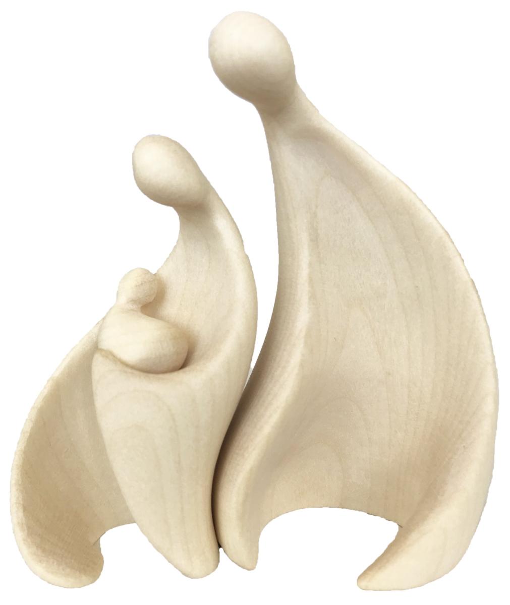 Sacra Famiglia Presepe in legno - 5.0 cm