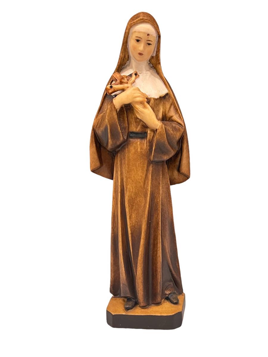 Statua Santa Rita da Cascia in legno - 20.0 cm