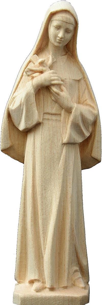 Statua Santa Rita da Cascia in legno - 20.0 cm