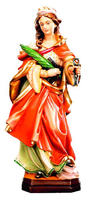 Scultura di Santa Apollonia in legno - 20.0 cm