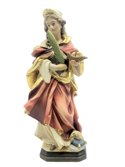Santa Fermina scultura in legno - 120.0 cm