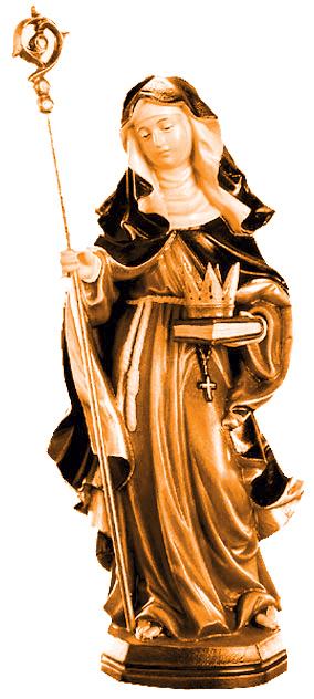 Santa Ermengarda con Corona - 150.0 cm