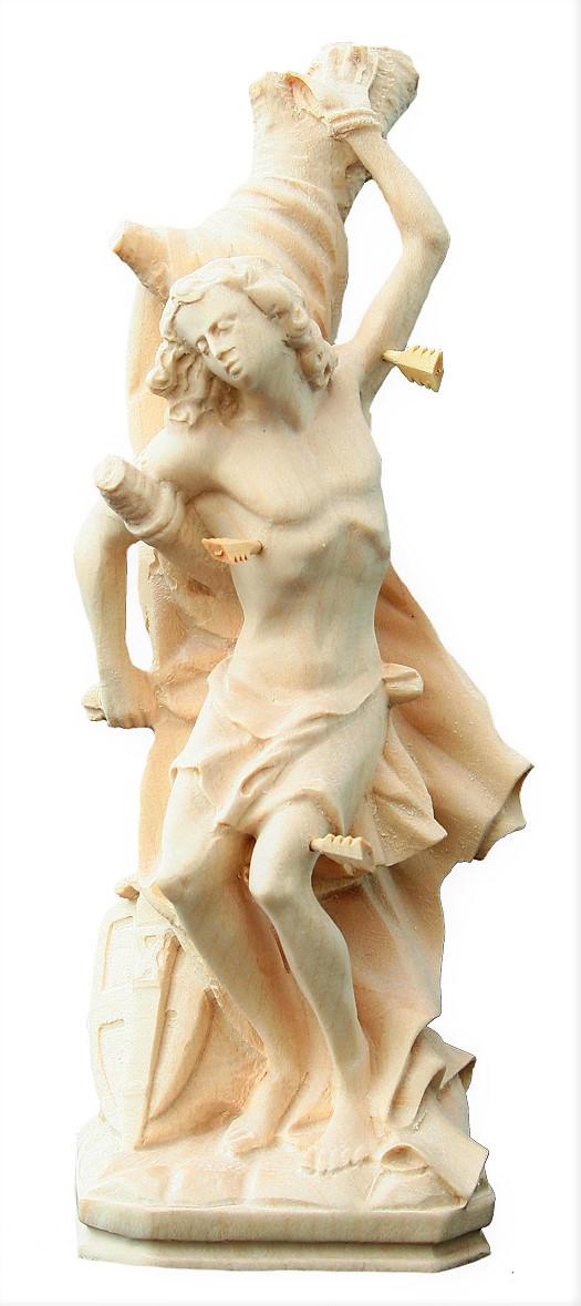 San Sebastiano scolpito in legno - 80.0 cm