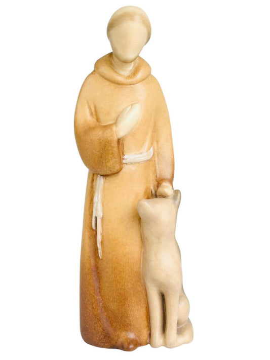 San Francesco in stile moderno in legno - 8.0 cm