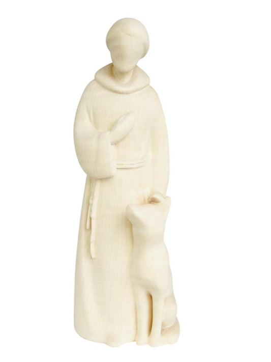 San Francesco in stile moderno in legno - 8.0 cm